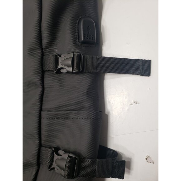 Heroic Knight Black Roll-Top Travel Business Waterproof Expandable Backpack - Picture 7 of 8